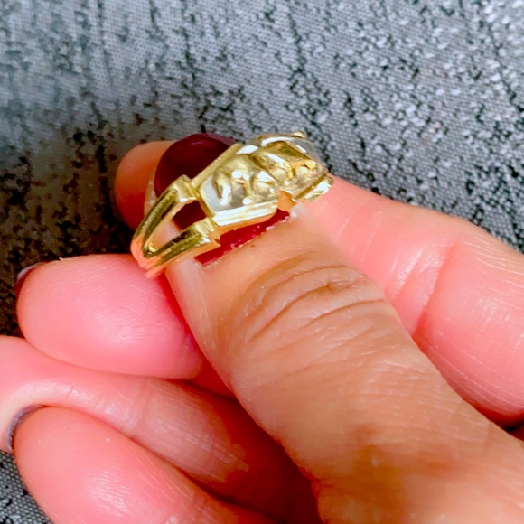 14K Yellow & White Gold Puma Band Ring - Picture 8 of 9